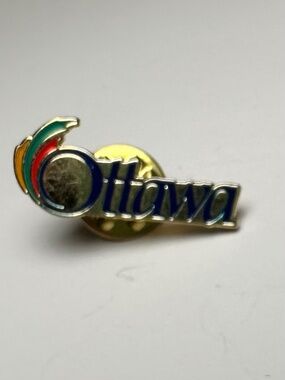 ✨2 for $10✨   Ottawa Canada Lapel Pin Tourism Souvenir Logo Enamel Pin